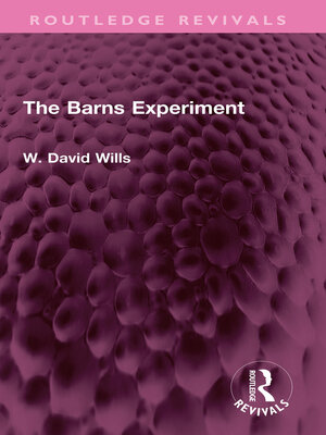 cover image of The Barns Experiment